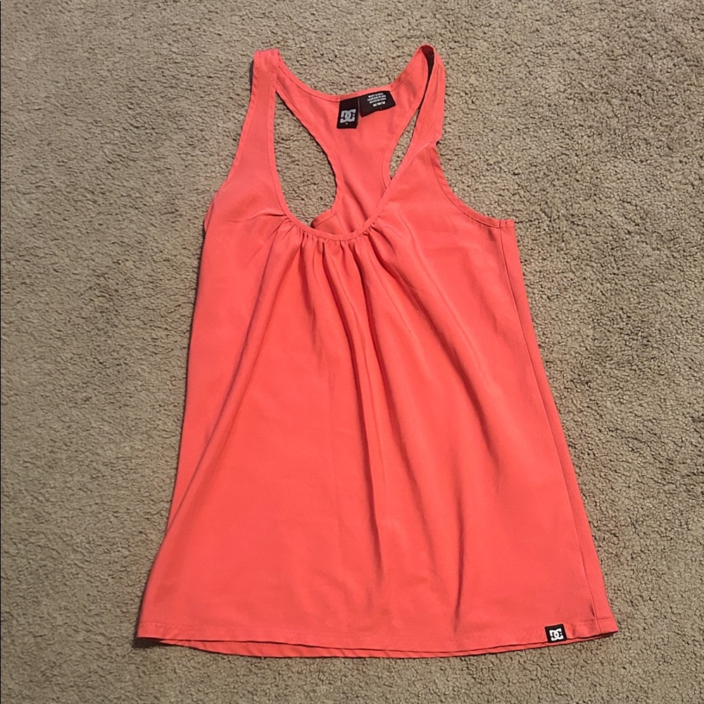 DC Women's Vibrant Coral Tank Top